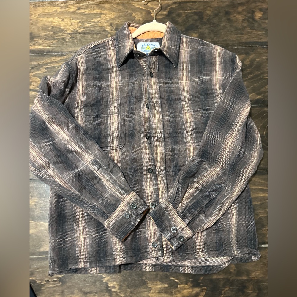 Alaska Wilderness Gear 1959 Plaid Flannel Shirt - Brown & Orange